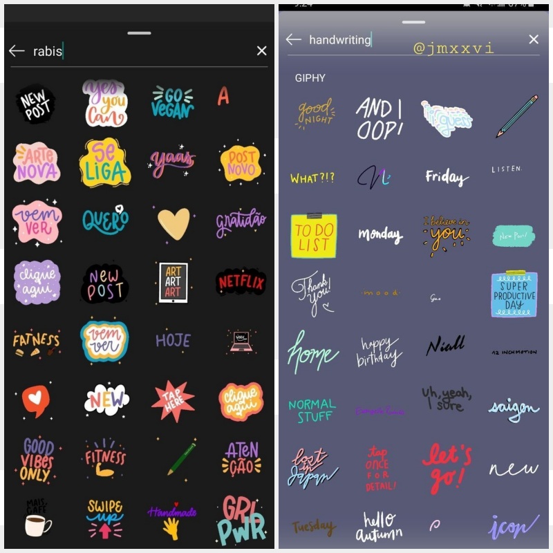 Gifs criativos para o instagram stories
